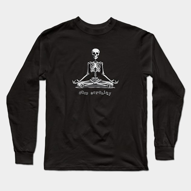 Deep Serenity Long Sleeve T-Shirt by didibayatee